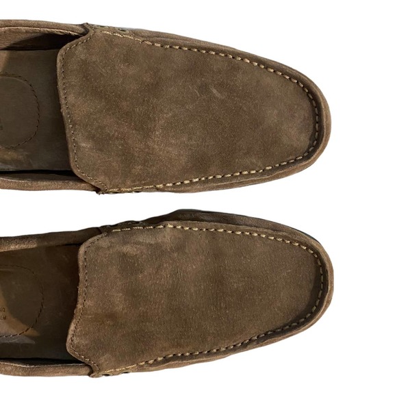 UGG Australia Ballard brown leather slip on dressy casual loafers size 10 - Picture 13 of 15